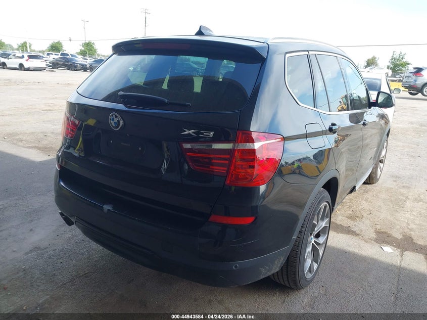 2016 BMW X3 VIN 5UXWX9C55G0D64489 IAAI salvage auction — RIGHT SIDE, Salvage (California), sold $2,750 on 2026-07-09 (photo 4)