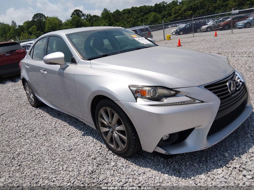2016 Lexus Is VIN JTHCM1D26G5006772 IAAI salvage auction — REAR END, Salvage (Alabama), sold $3,850 on 2026-07-09 (photo 1)