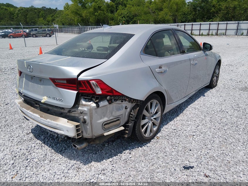 2016 Lexus Is VIN JTHCM1D26G5006772 IAAI salvage auction — REAR END, Salvage (Alabama), sold $3,850 on 2026-07-09 (photo 4)