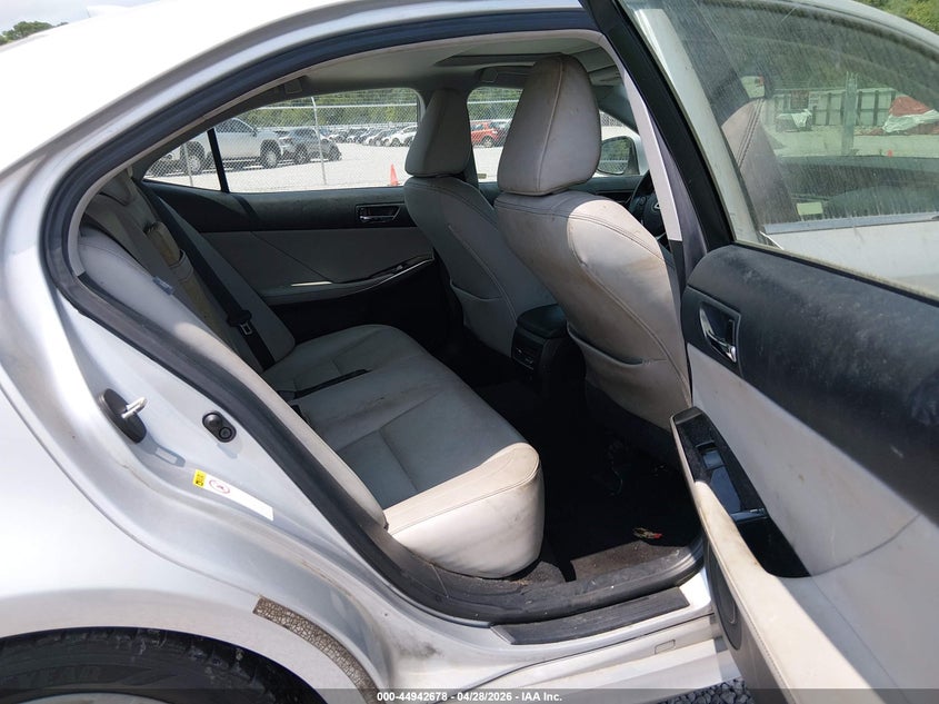 2016 Lexus Is VIN JTHCM1D26G5006772 IAAI salvage auction — REAR END, Salvage (Alabama), sold $3,850 on 2026-07-09 (photo 8)