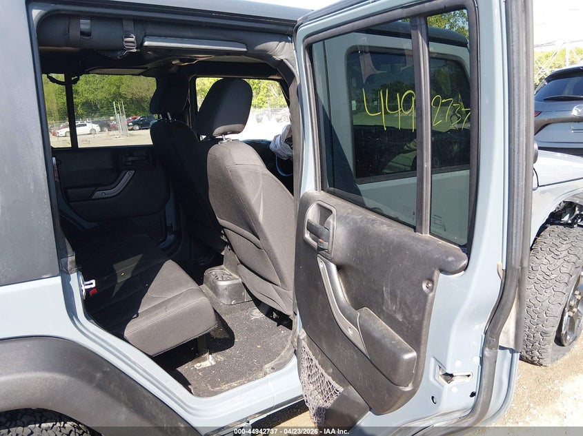 2015 Jeep Wrangler / VIN 1C4BJWDG9FL773444 IAAI salvage auction — ROLLOVER, Clear (Indiana), sold $3,050 on 2026-08-03 (photo 8)