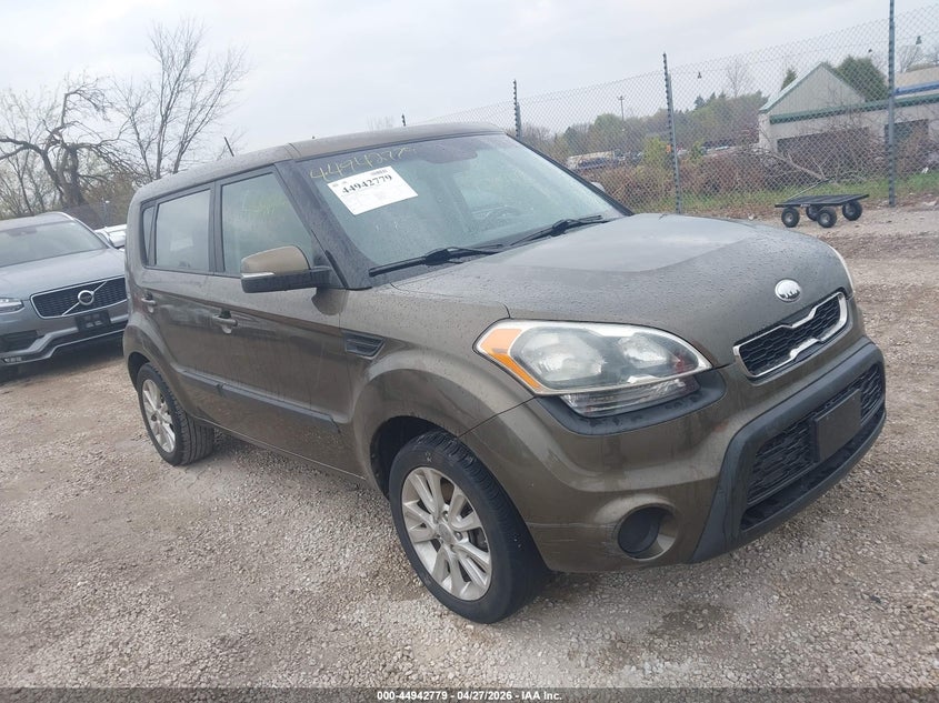 2013 Kia Soul VIN KNDJT2A65D7573046 IAAI salvage auction — WATER/FLOOD, Salvage Title, sold $275 on 2026-07-14 (photo 1)