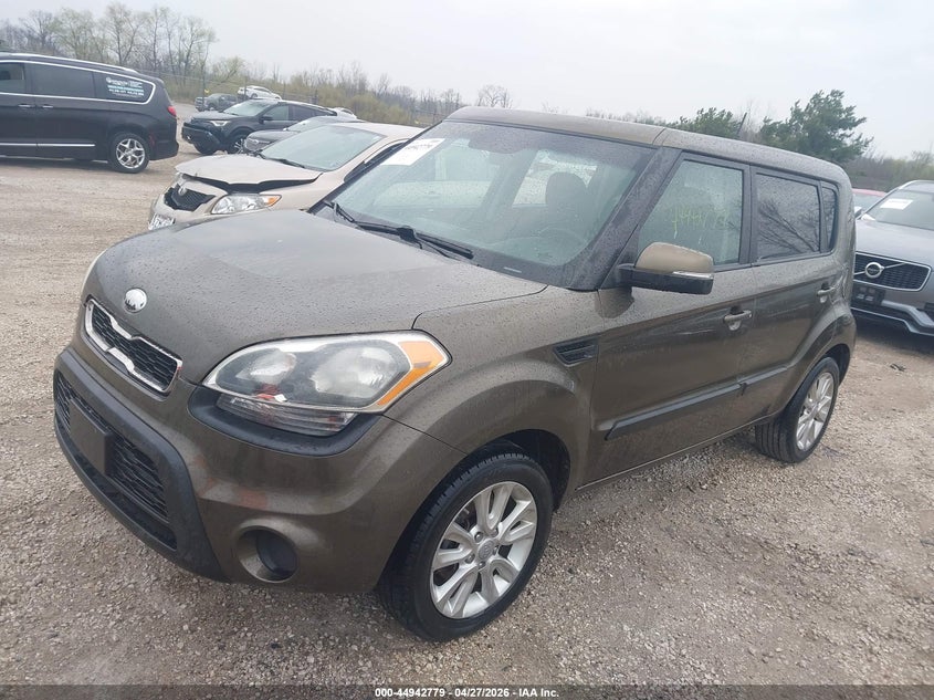 2013 Kia Soul VIN KNDJT2A65D7573046 IAAI salvage auction — WATER/FLOOD, Salvage Title, sold $275 on 2026-07-14 (photo 2)