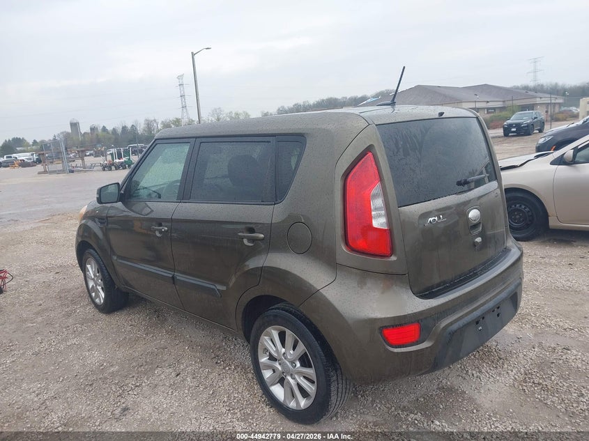 2013 Kia Soul VIN KNDJT2A65D7573046 IAAI salvage auction — WATER/FLOOD, Salvage Title, sold $275 on 2026-07-14 (photo 3)