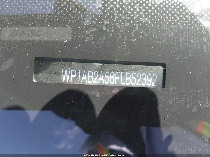 2015 Porsche Macan VIN WP1AB2A58FLB52392 IAAI salvage auction — Normal Wear, Clear - Dealer Only (California), sold $5,000 on 2026-06-11 (photo 9)