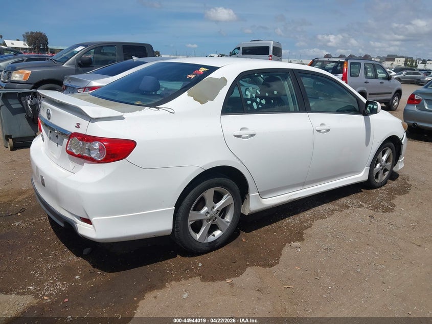 2013 Toyota Corolla VIN 5YFBU4EE3DP215277 IAAI salvage auction — NORMAL WEAR, Wait Title, sold $2,075 on 2026-07-27 (photo 4)