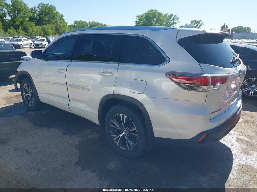 2016 Toyota Highlander VIN 5TDJKRFH1GS276565 IAAI salvage auction — FRONT END, Salvage (Colorado), sold $9,550 on 2026-07-08 (photo 3)