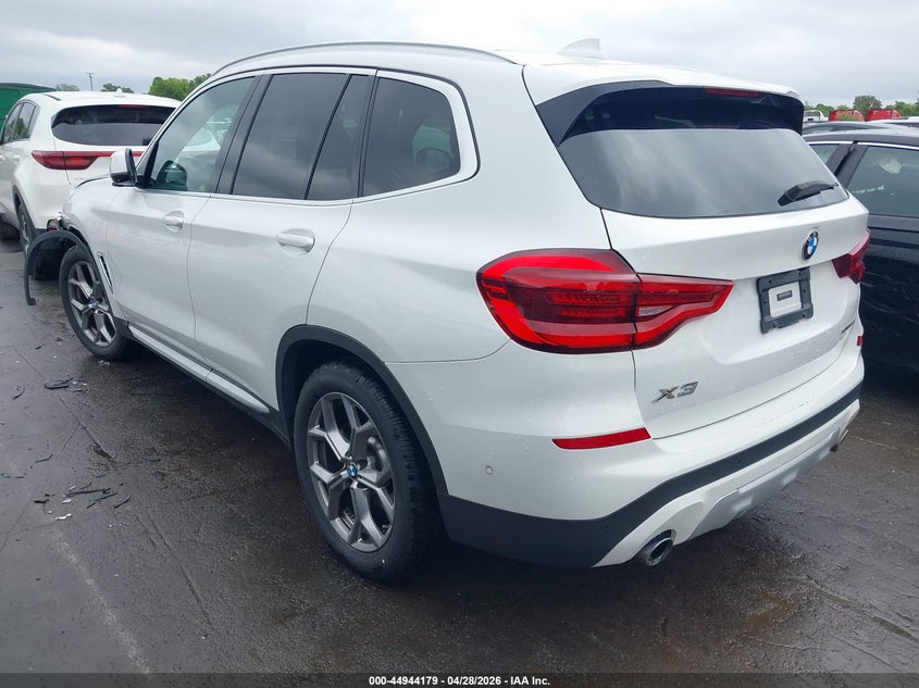 2021 BMW X3 VIN 5UXTY3C02M9F98663 IAAI salvage auction — FRONT END, Rebuildable (Florida), sold $9,400 on 2026-07-11 (photo 3)