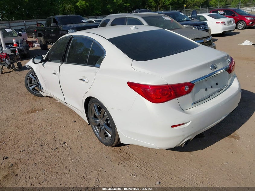2015 Infiniti Q50 VIN JN1BV7AP2FM348644 IAAI salvage auction — LEFT FRONT, Clear (Tennessee), sold $25 on 2026-07-29 (photo 3)