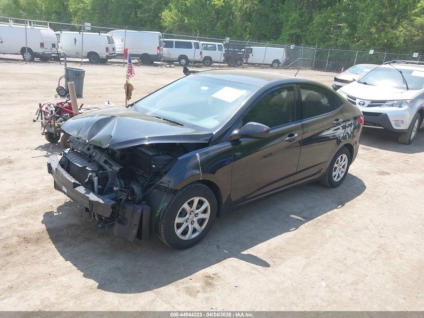 2014 Hyundai Accent VIN KMHCT4AE9EU757335 IAAI salvage auction — FRONT END, Salvage Title, sold $450 on 2026-07-28 (photo 2)