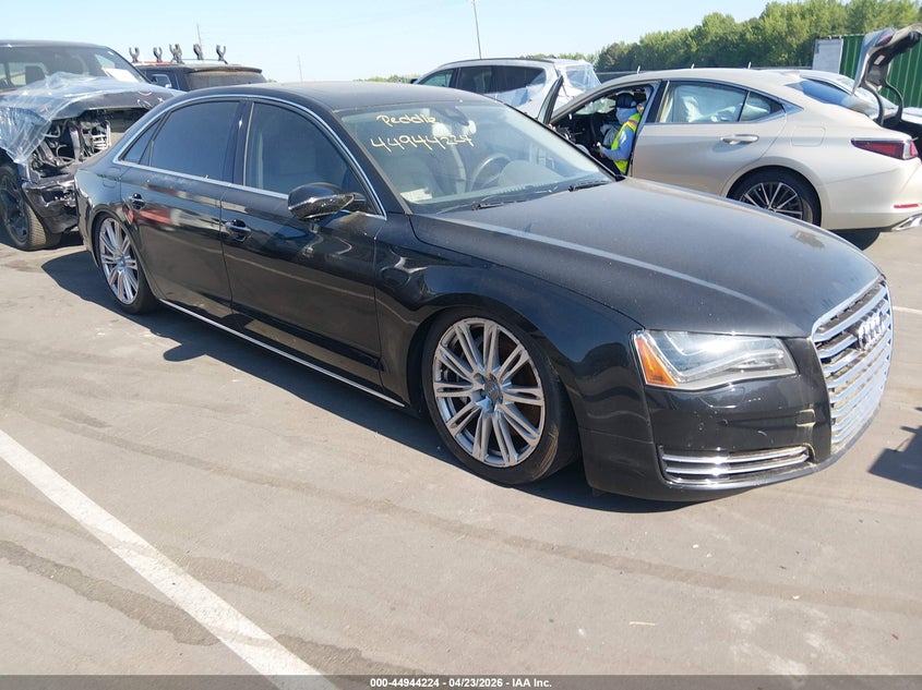2011 Audi A8 VIN WAURVAFDXBN020476 IAAI salvage auction — NORMAL WEAR, Clear (North Carolina), sold $1,550 on 2026-07-22 (photo 1)