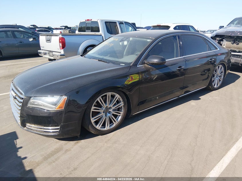 2011 Audi A8 VIN WAURVAFDXBN020476 IAAI salvage auction — NORMAL WEAR, Clear (North Carolina), sold $1,550 on 2026-07-22 (photo 2)