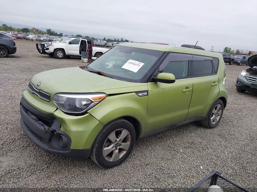 2017 Kia Soul VIN KNDJN2A23H7883127 IAAI salvage auction — FRONT END, Salvage (Oregon), sold $775 on 2026-07-13 (photo 2)