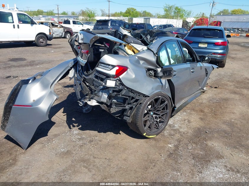 2021 BMW M3 VIN WBS33AY0XMFL44543 IAAI salvage auction — ALL OVER, Salvage (Idaho), sold $275 on 2026-07-06 (photo 4)