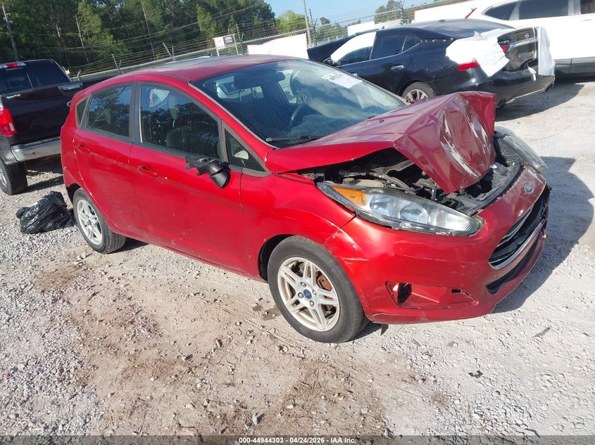 2019 Ford Fiesta VIN 3FADP4EJ2KM160683 IAAI salvage auction — FRONT END, Salvage Title, sold $275 on 2026-07-09 (photo 1)