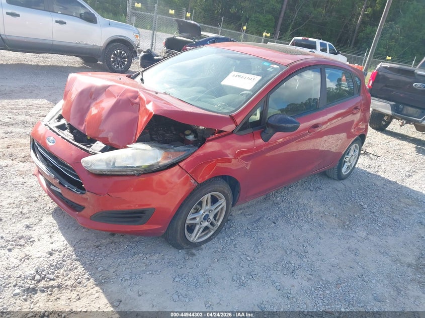 2019 Ford Fiesta VIN 3FADP4EJ2KM160683 IAAI salvage auction — FRONT END, Salvage Title, sold $275 on 2026-07-09 (photo 2)