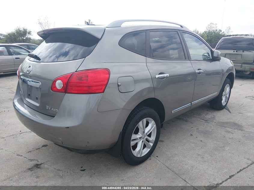 2012 Nissan Rogue VIN JN8AS5MV9CW710828 IAAI salvage auction — NORMAL WEAR, Salvage (Texas), sold $350 on 2026-07-28 (photo 4)