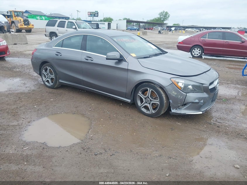 2018 Mercedes-benz Cla-klasse VIN WDDSJ4EB1JN660582 IAAI salvage auction — FRONT END, Original (Texas), sold $6,500 on 2026-08-12 (photo 1)