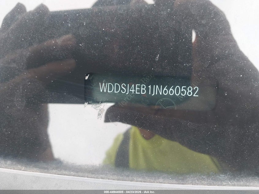 2018 Mercedes-benz Cla-klasse VIN WDDSJ4EB1JN660582 IAAI salvage auction — FRONT END, Original (Texas), sold $6,500 on 2026-08-12 (photo 9)
