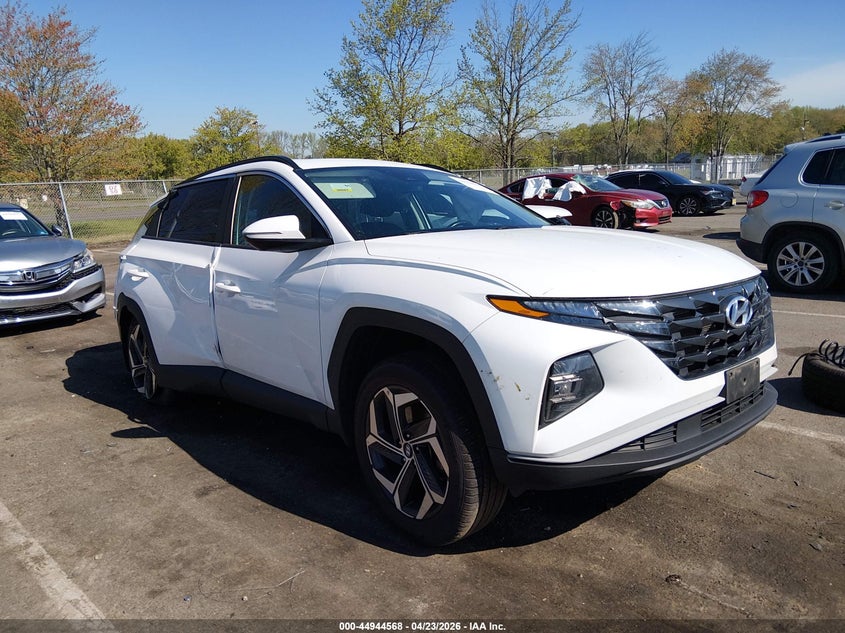 2022 Hyundai Tucson VIN 5NMJFCAE9NH147990 IAAI salvage auction — LEFT & RIGHT, Salvage (New Jersey), sold $6,225 on 2026-07-27 (photo 1)