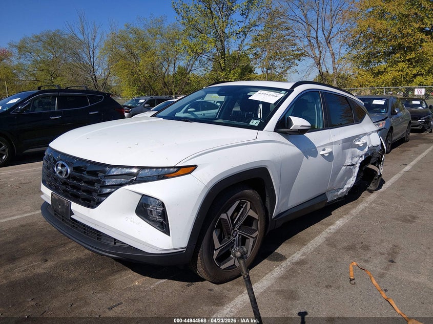 2022 Hyundai Tucson VIN 5NMJFCAE9NH147990 IAAI salvage auction — LEFT & RIGHT, Salvage (New Jersey), sold $6,225 on 2026-07-27 (photo 2)