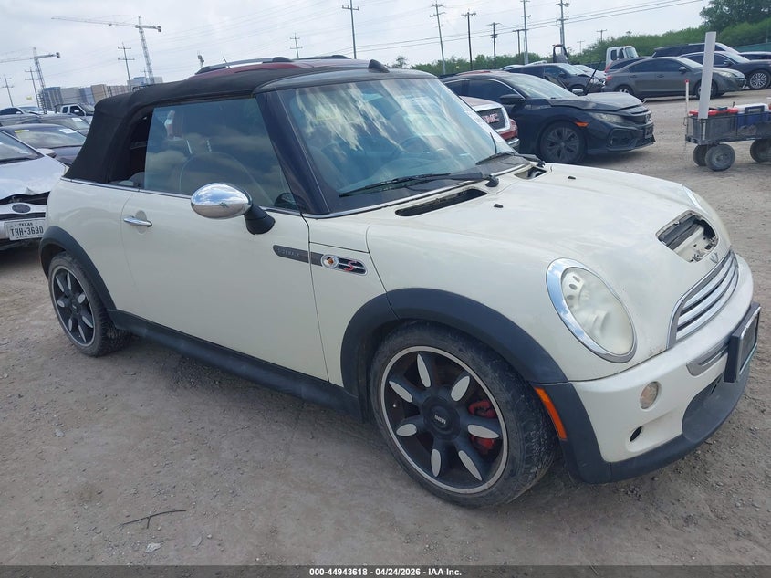 2008 Mini Cooper VIN WMWRH33538TU80891 IAAI salvage auction — HAIL, Original (Texas), sold $1,050 on 2026-07-20 (photo 1)