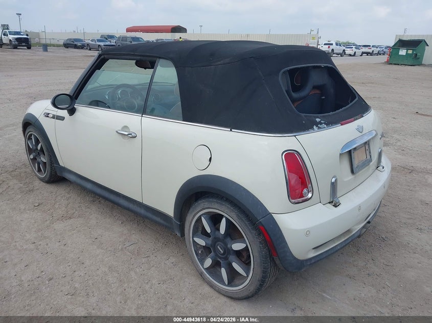 2008 Mini Cooper VIN WMWRH33538TU80891 IAAI salvage auction — HAIL, Original (Texas), sold $1,050 on 2026-07-20 (photo 3)