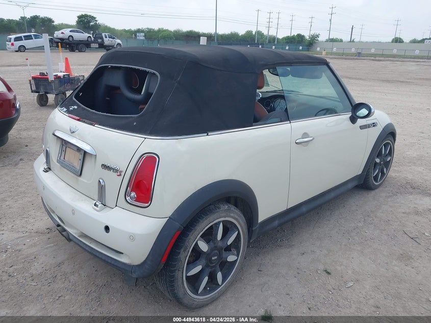 2008 Mini Cooper VIN WMWRH33538TU80891 IAAI salvage auction — HAIL, Original (Texas), sold $1,050 on 2026-07-20 (photo 4)