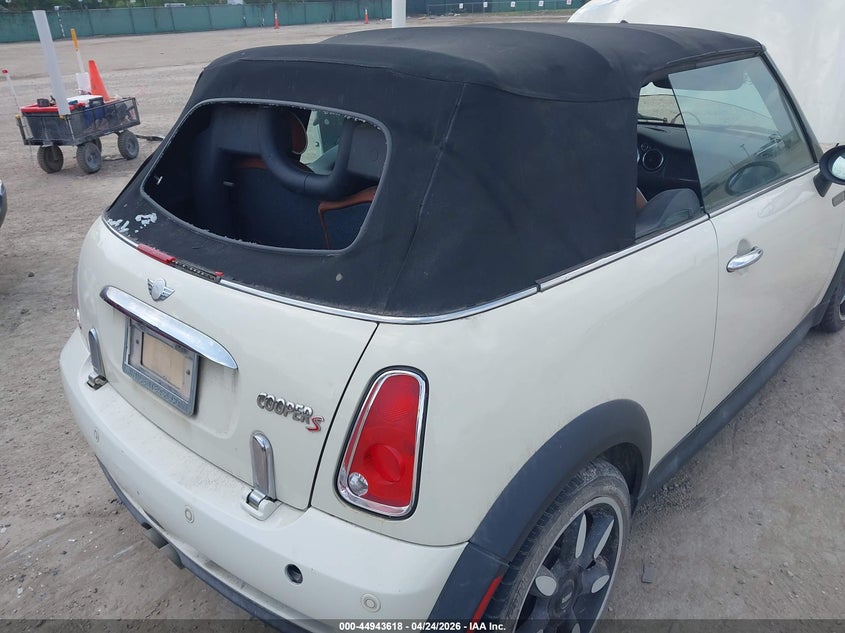 2008 Mini Cooper VIN WMWRH33538TU80891 IAAI salvage auction — HAIL, Original (Texas), sold $1,050 on 2026-07-20 (photo 6)