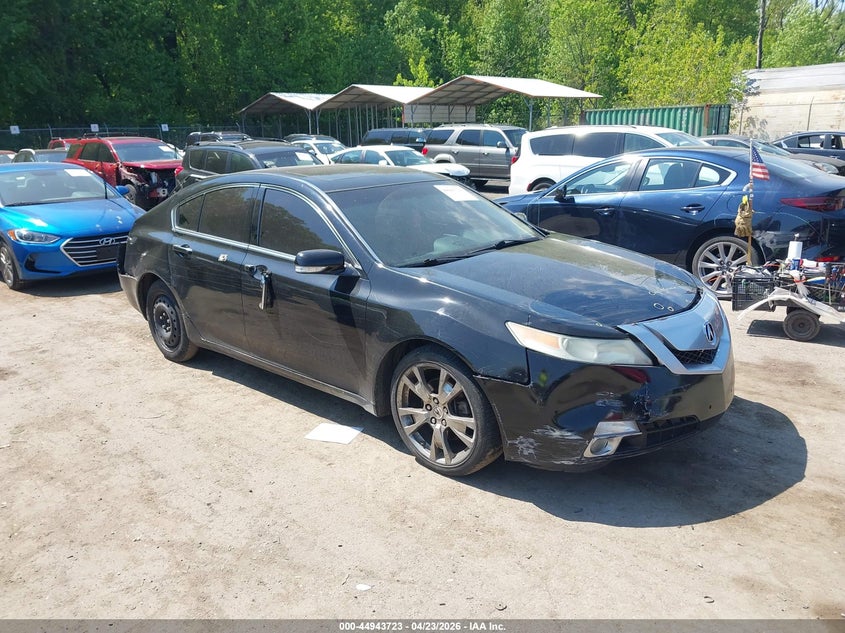 2009 Acura Tl VIN 19UUA96559A003863 IAAI salvage auction — RIGHT REAR, Salvage - Greater Than 75% (Maryland), sold $450 on 2026-07-21 (photo 1)