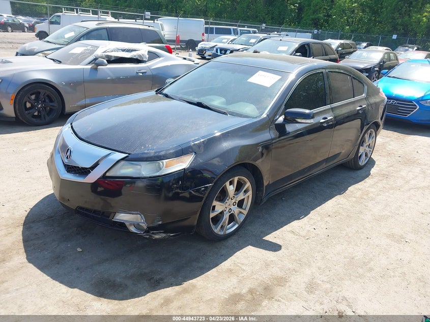 2009 Acura Tl VIN 19UUA96559A003863 IAAI salvage auction — RIGHT REAR, Salvage - Greater Than 75% (Maryland), sold $450 on 2026-07-21 (photo 2)