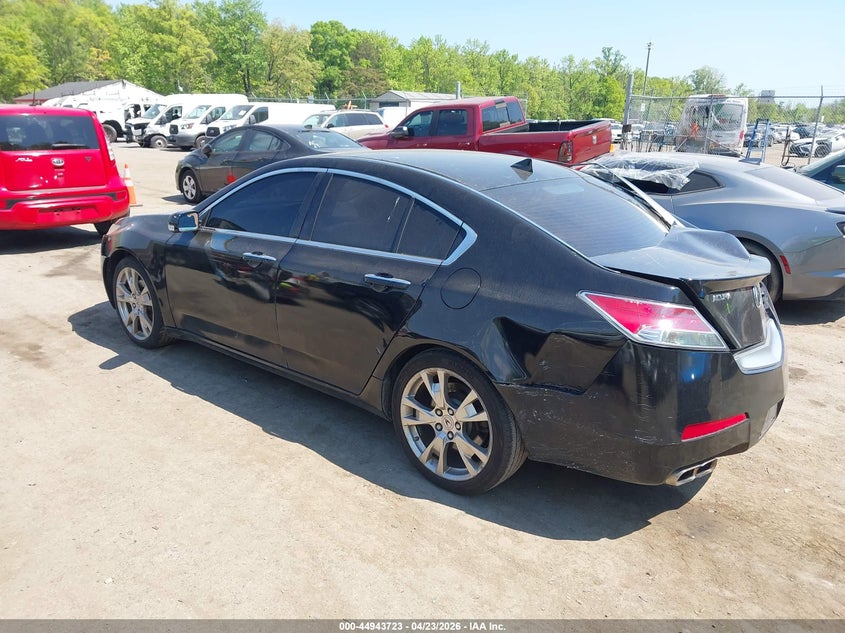 2009 Acura Tl VIN 19UUA96559A003863 IAAI salvage auction — RIGHT REAR, Salvage - Greater Than 75% (Maryland), sold $450 on 2026-07-21 (photo 3)