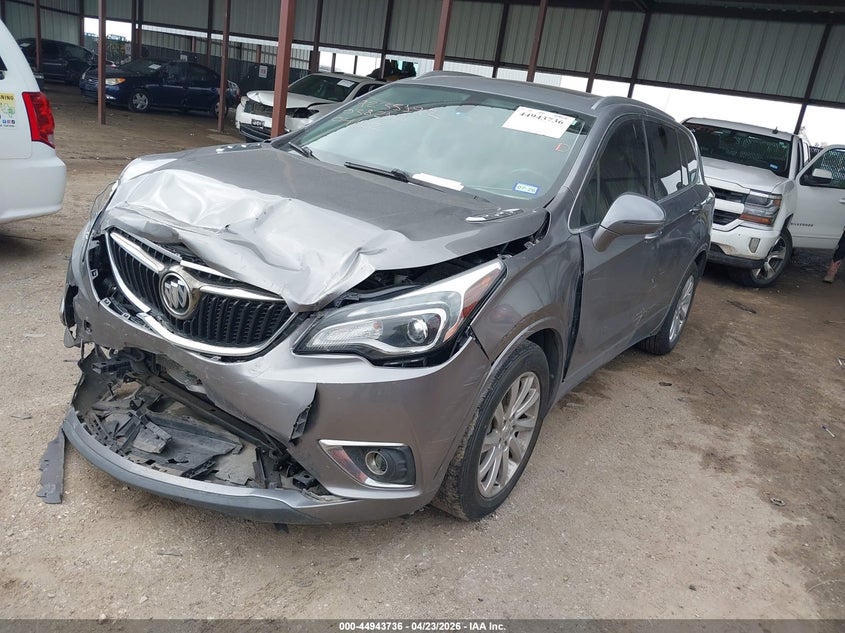 2019 Buick Envision VIN LRBFXCSA3KD038216 IAAI salvage auction — FRONT END, Salvage (Texas), sold $1,100 on 2026-07-28 (photo 2)