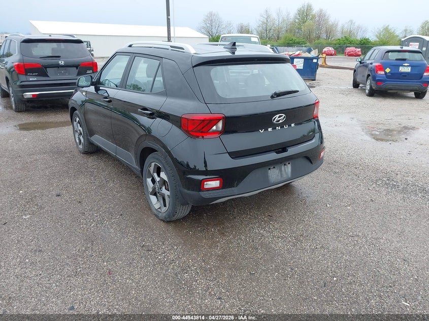 2022 Hyundai Venue VIN KMHRC8A35NU161123 IAAI salvage auction — HAIL, Salvage (Iowa), sold $6,400 on 2026-07-13 (photo 3)