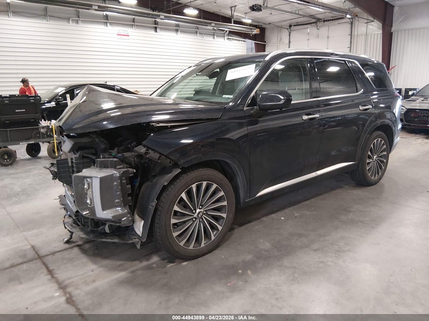 2024 Hyundai Palisade VIN KM8R7DGE2RU717965 IAAI salvage auction — FRONT END, Salvage (Colorado), sold $6,350 on 2026-07-15 (photo 2)