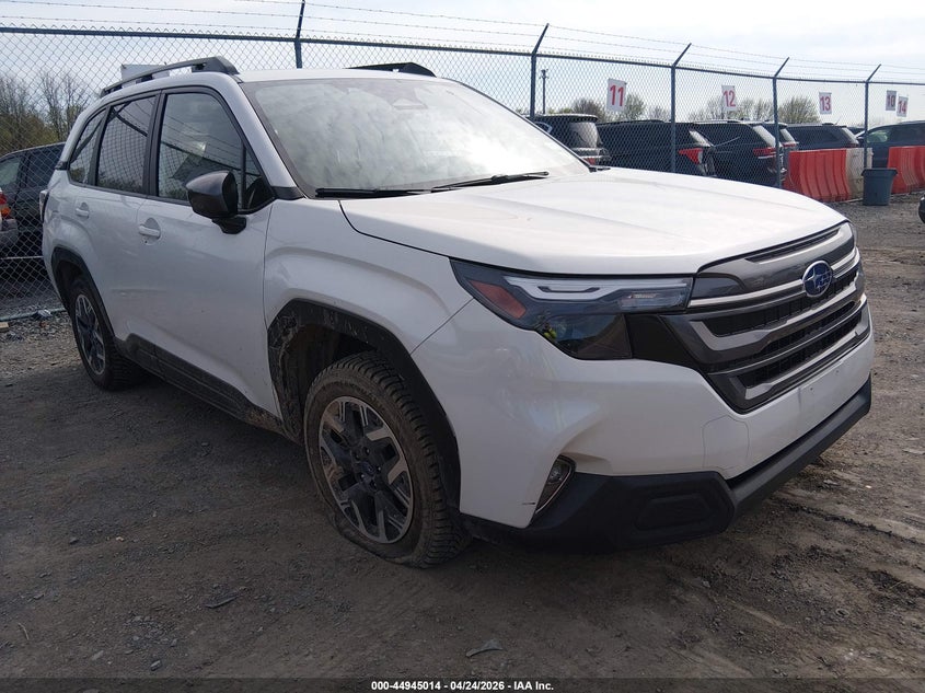 2025 Subaru Forester VIN JF2SLDDC8SH515894 IAAI salvage auction — REAR END, Mv-907A (New York), sold $10,200 on 2026-07-09 (photo 1)