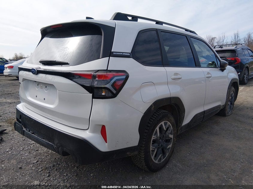 2025 Subaru Forester VIN JF2SLDDC8SH515894 IAAI salvage auction — REAR END, Mv-907A (New York), sold $10,200 on 2026-07-09 (photo 4)