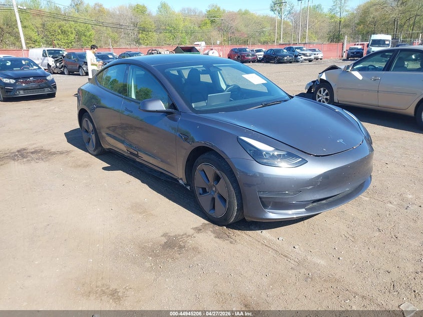 2023 Tesla Model 3 VIN 5YJ3E1EA2PF510139 IAAI salvage auction — LEFT & RIGHT, Salvage Title, sold $5,550 on 2026-07-22 (photo 1)