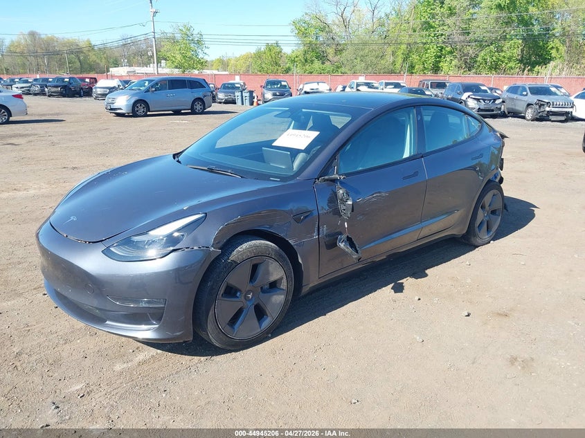 2023 Tesla Model 3 VIN 5YJ3E1EA2PF510139 IAAI salvage auction — LEFT & RIGHT, Salvage Title, sold $5,550 on 2026-07-22 (photo 6)