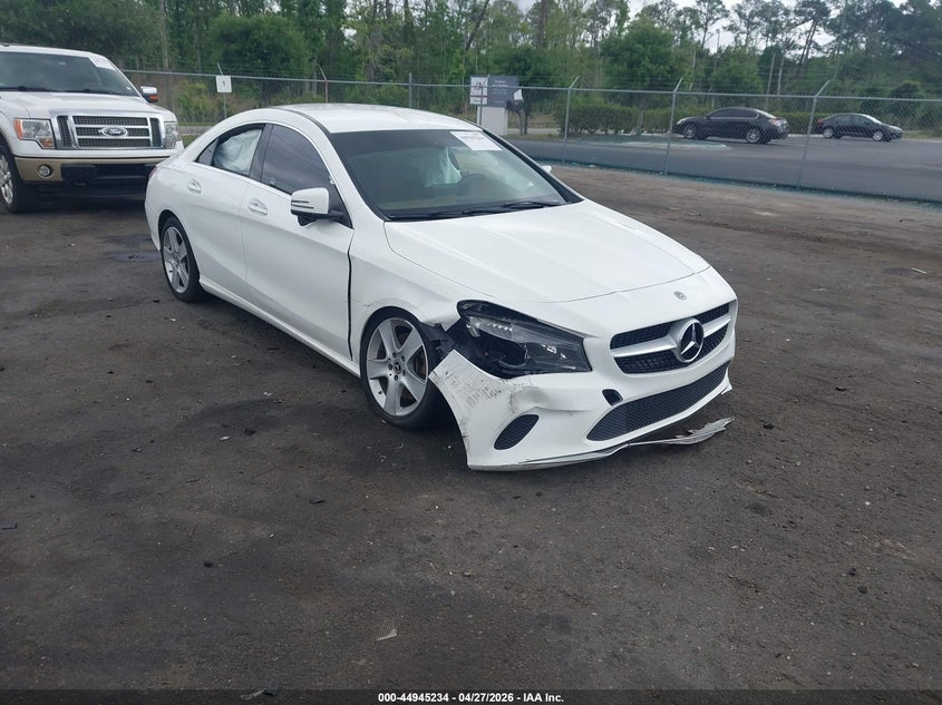 2018 Mercedes-benz Cla-klasse VIN WDDSJ4EB6JN697630 IAAI salvage auction — FRONT & REAR, Salvage Title, sold $1,500 on 2026-07-28 (photo 1)