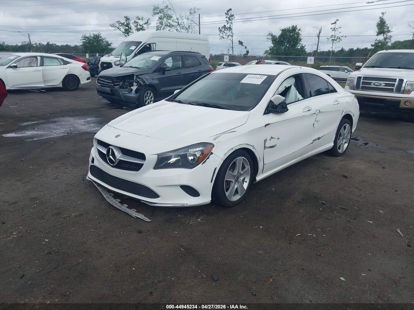 2018 Mercedes-benz Cla-klasse VIN WDDSJ4EB6JN697630 IAAI salvage auction — FRONT & REAR, Salvage Title, sold $1,500 on 2026-07-28 (photo 2)