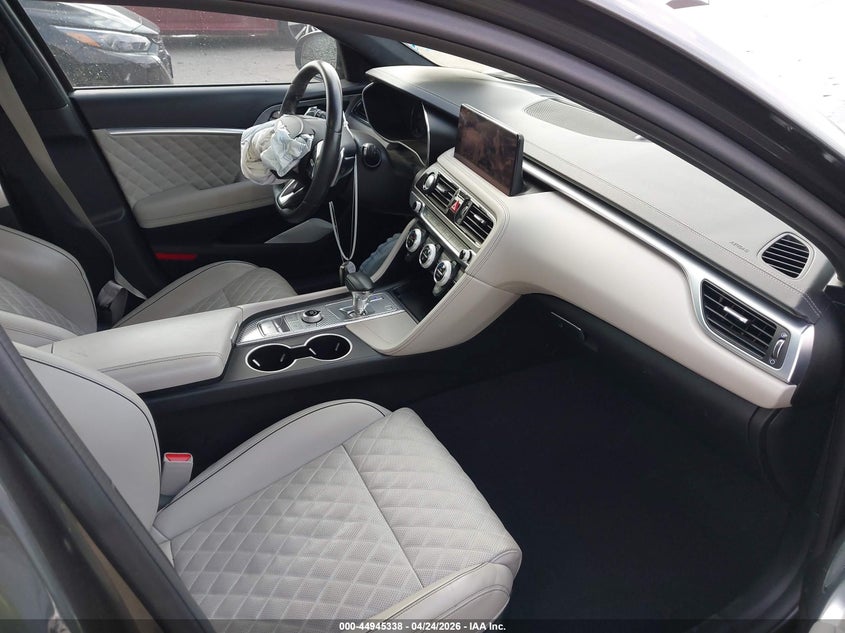 2022 Genesis G70 VIN KMTG54TE7NU083250 IAAI salvage auction — FRONT END, Salvage Title, sold $7,050 on 2026-07-28 (photo 5)