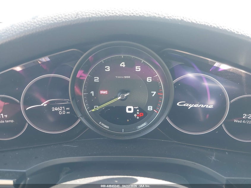 2022 Porsche Cayenne VIN WP1BE2AY8NDA51058 IAAI salvage auction — Front End, Salvage (California), sold $31,750 on 2026-05-20 (photo 7)