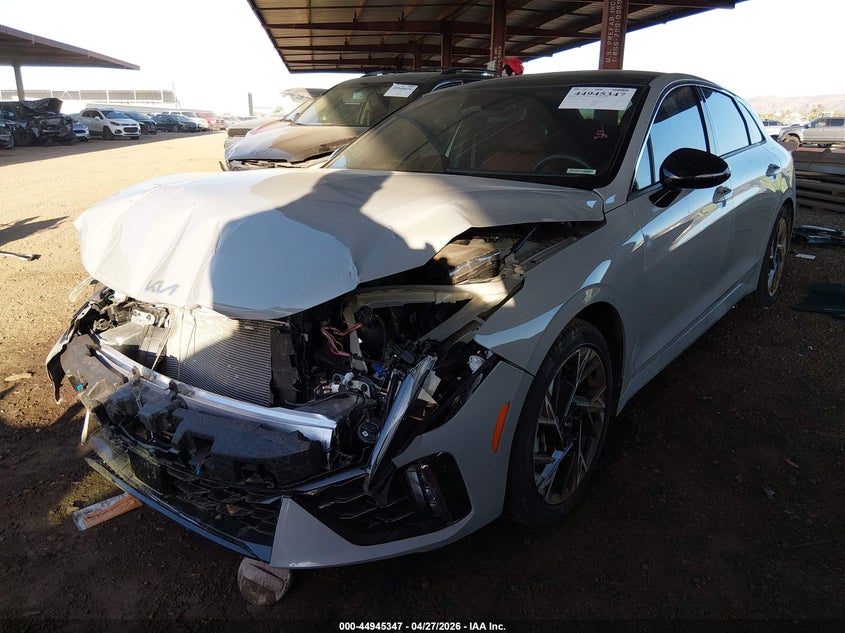2025 Kia K5 VIN KNAG64J7XS5377924 IAAI salvage auction — FRONT END, Salvage (Arizona), sold $7,800 on 2026-07-28 (photo 2)