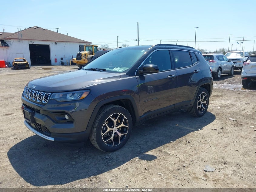 2024 Jeep Compass VIN 3C4NJDCN1RT121752 IAAI salvage auction — HAIL, Wait Title, sold $7,575 on 2026-07-22 (photo 2)