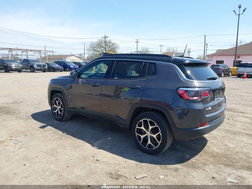 2024 Jeep Compass VIN 3C4NJDCN1RT121752 IAAI salvage auction — HAIL, Wait Title, sold $7,575 on 2026-07-22 (photo 3)