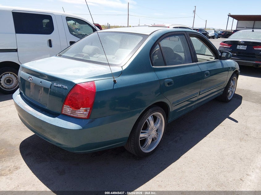 2006 Hyundai Elantra VIN KMHDN46D86U242052 IAAI salvage auction — NORMAL WEAR, Salvage (Texas), sold $250 on 2026-07-22 (photo 4)