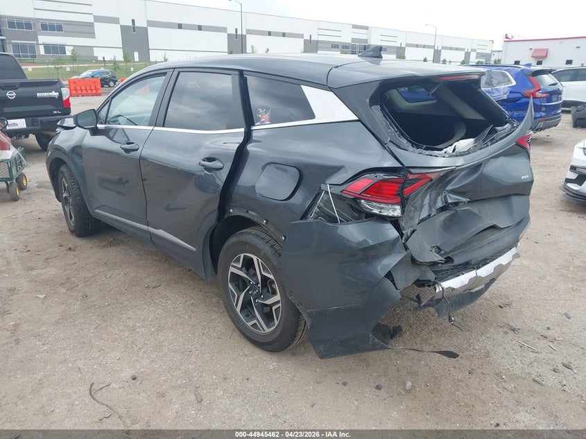 2023 Kia Sportage VIN KNDPUCAF6P7166130 IAAI salvage auction — FRONT & REAR, Salvage Title, sold $3,150 on 2026-07-10 (photo 3)