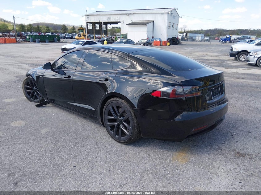 2021 Tesla Model s VIN 5YJSA1E5XMF448768 IAAI salvage auction — FRONT END, Salvage Title, sold $8,300 on 2026-07-29 (photo 3)