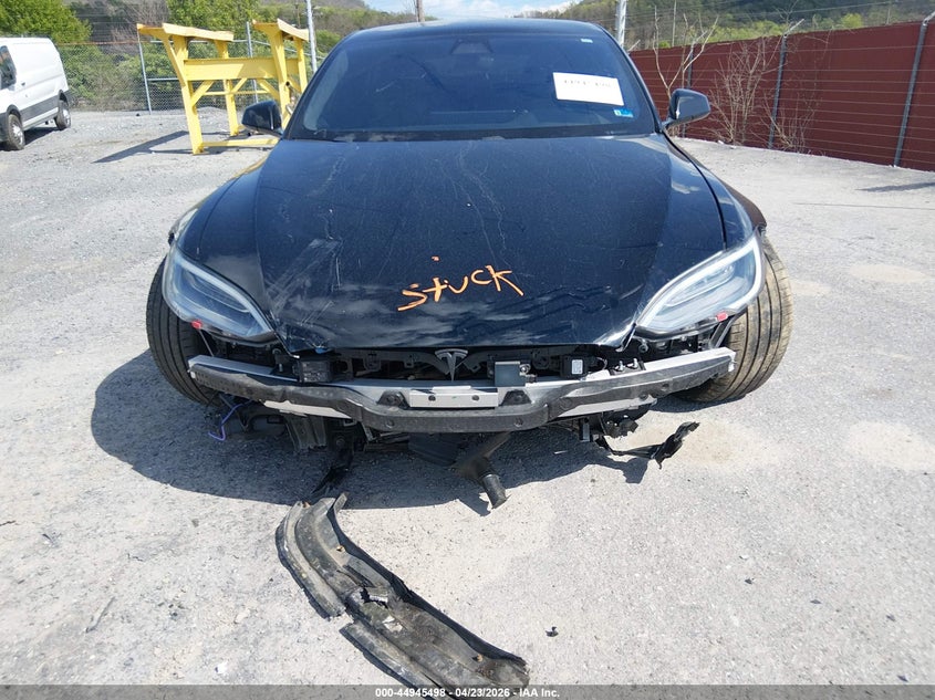 2021 Tesla Model s VIN 5YJSA1E5XMF448768 IAAI salvage auction — FRONT END, Salvage Title, sold $8,300 on 2026-07-29 (photo 6)